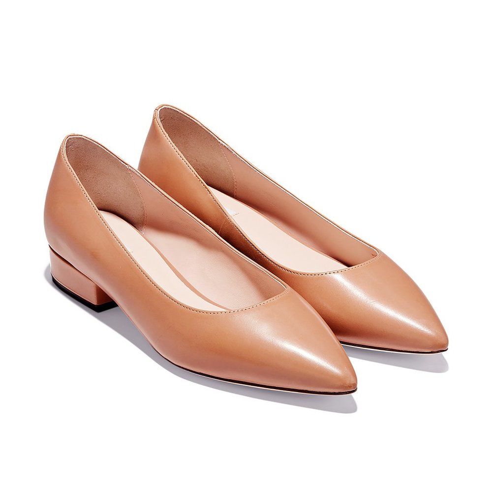 Cole Haan Vesta Skimmer Flats - mocha mousse